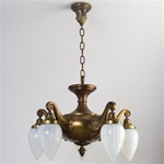 Victorian with Opaline Globes