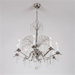 Vintage Crystal Fountain Chandelier