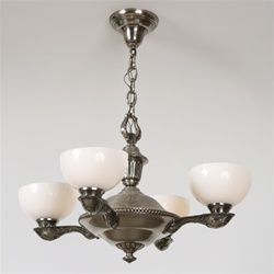 Four-Light with Cup Shades