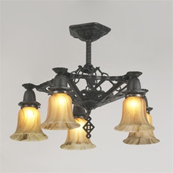 Pentagon Tudor Ceiling Fixture