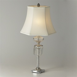 Crystal Voluted Table Lamp