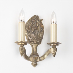 Nautical sconces in brass